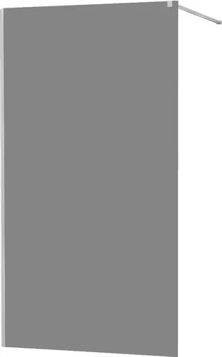 MEXEN/S KIOTO Sprchová zástěna WALK-IN 70x200 cm 8 mm, chrom, kouřové sklo 800-070-101-01-40