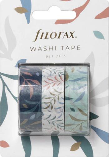 Sada Washi pásek Filofax - Botanical