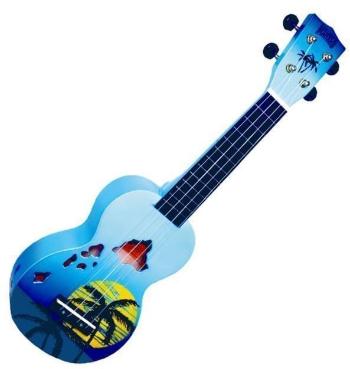 Mahalo Hawaii Hawaii Blue Burst Sopránové ukulele