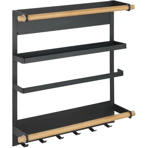 Wenko Nástěnný kuchyňský organizér Magna, černá