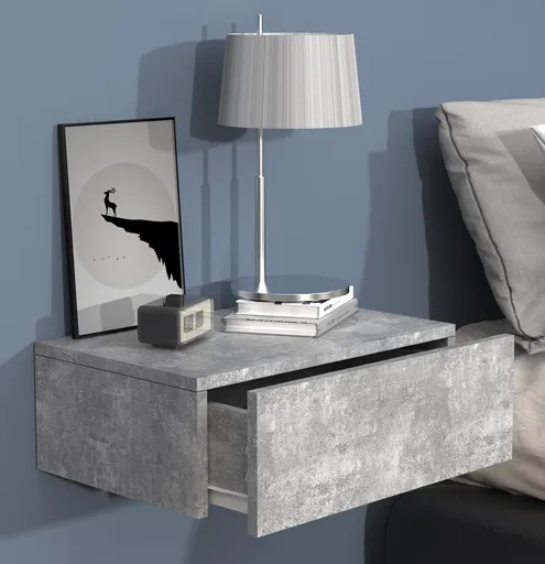 VCM Noční stolek Usal M 45, betonově šedý