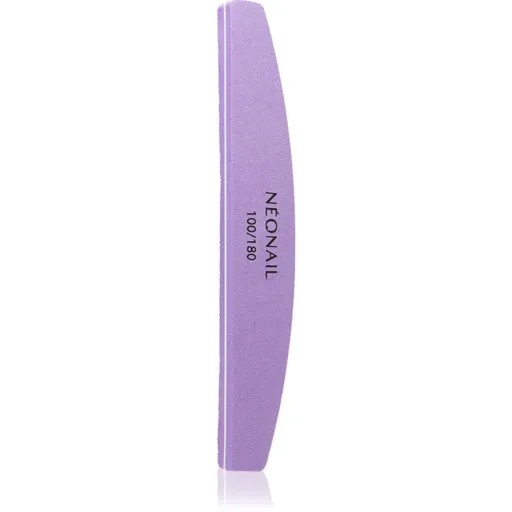 NEONAIL Nail Buffer Curved leštička na nehty typ 100/180 Violet 1 ks
