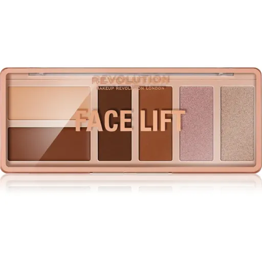 Makeup Revolution Face Lift paleta na kontury obličeje odstín Light to Medium 6x1,8 g