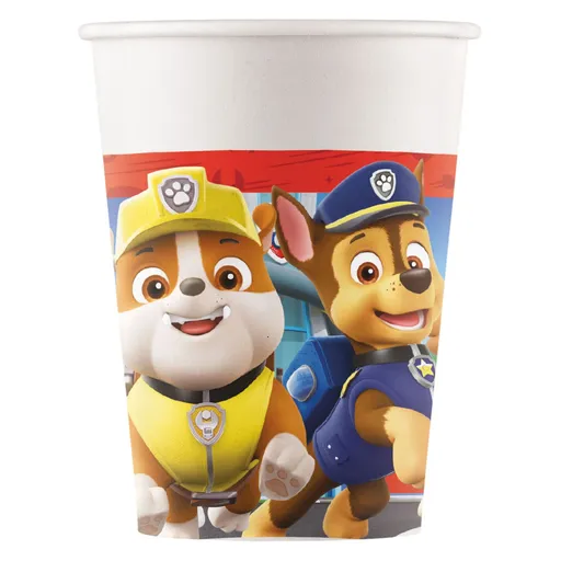 Procos Papírové sklenice Paw Patrol 200ml 8ks
