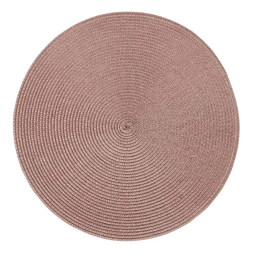 AMBIENTE Prostírání kulaté 38 cm - šedohnědá