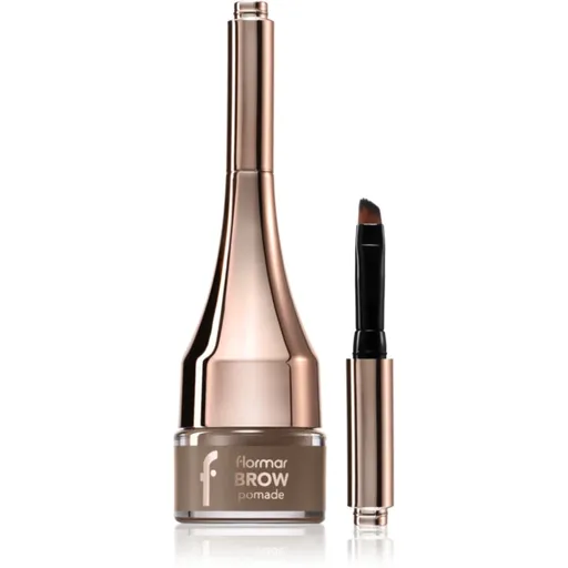 flormar Brow Pomade pomáda na obočí se štětečkem odstín 03 Brown 2,2 g