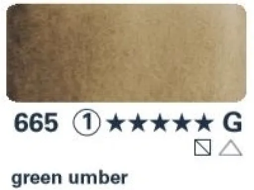 Akvarelová barva Horadam 1/2 – 665 green umber