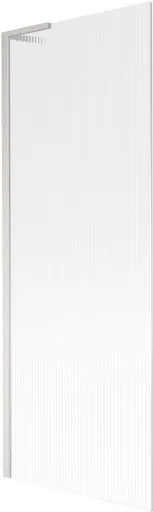 MEXEN/S Next L vanová zástěna FIX 70 x 150, proužky, nikl kartáčovaná 895-070-000-03-09-97