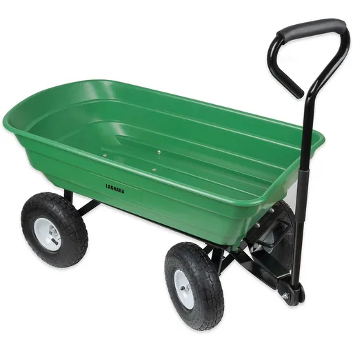 Zahradní sklápěcí vozík zelená, 110 x 51 x 50 cm