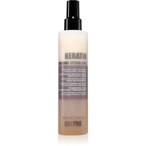 Kaypro Keratin 2 Phase Restructiring Conditioner bezoplachová péče pro snadné rozčesání vlasů 200 ml