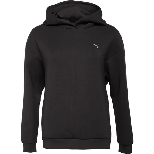 Puma W CLOUDSPUN HOODIE Dámská mikina, černá, velikost