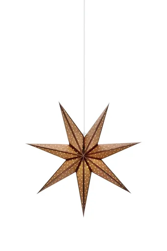 Markslöjd Glitter bronzová závěsná hvězda 45 cm