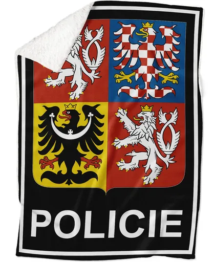 Deka Policejní erb (Podšití beránkem: ANO)