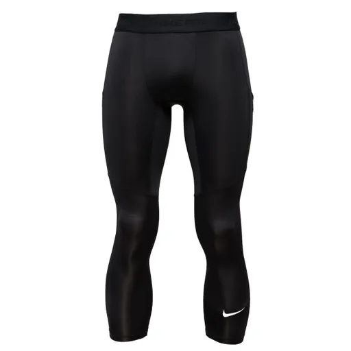 Nike NP DF 3QT TIGHT Pánské sportovní elasťáky, černá, velikost