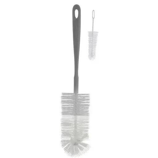 BABYONO Kartáče na láhve 2 ks šedé