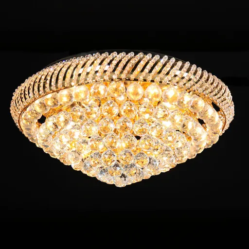 Křišťálové stropní světlo Becky - Ø 60*25 cm E14/max 12*40W 5LL-CR136