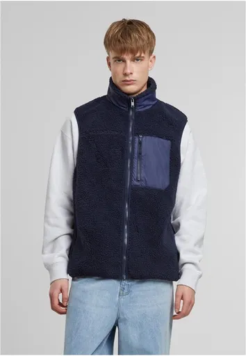 Urban Classics Sherpa Vest navy - S