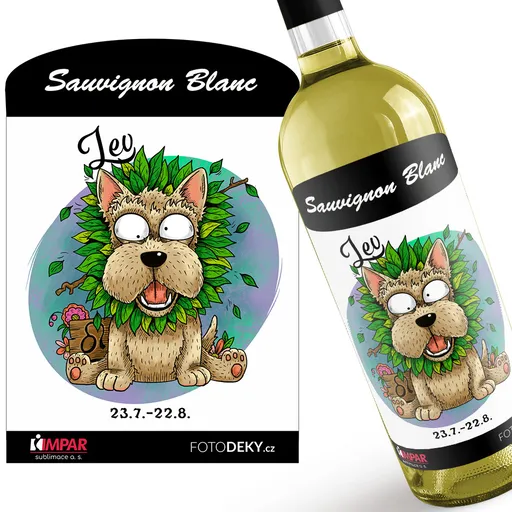 Víno Psí znamení – lev (Druh Vína: Bílé víno)