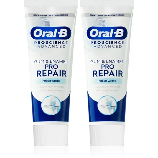 Oral-B Gum & Enamel Repair Gentle Whitening jemná bělicí zubní pasta 2x75 ml