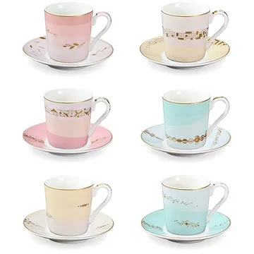 TESCOMA Šálek na espresso s podšálkem myCOFFEE, 6 ks, Romance (387717.00)