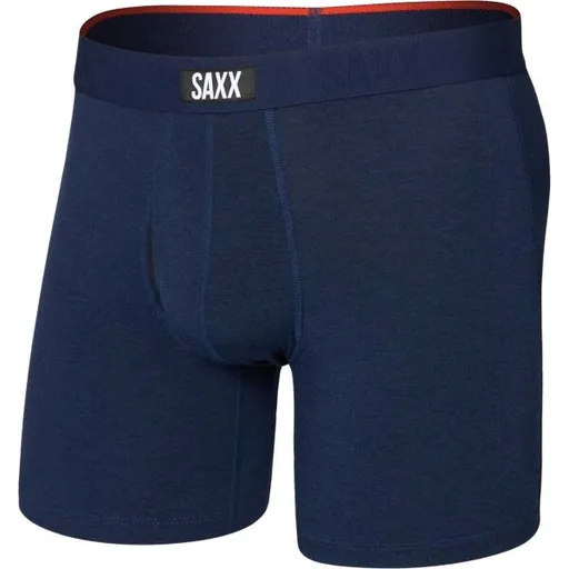 SAXX VIBE XTRA SOFT COMFORT BOXER BRIEF FLY Pánské boxerky, tmavě modrá, velikost