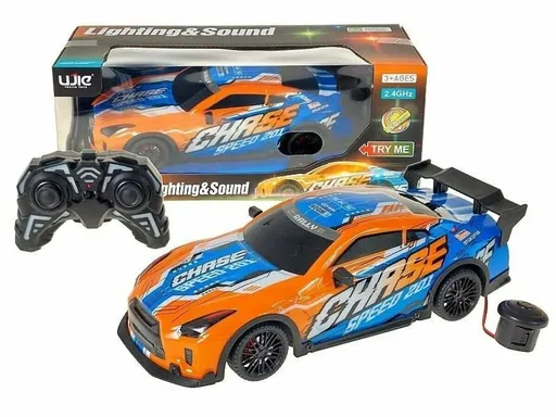 RC sportovní auto 1:16 se světlem a zvukem – mix vzorů