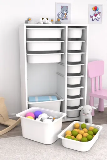 Víceúčelová skříňka Rine 2D4K8U - White