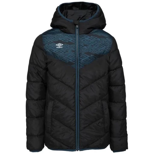 Umbro ROBONI Lehká dětská prošívaná bunda, černá, velikost 128-134