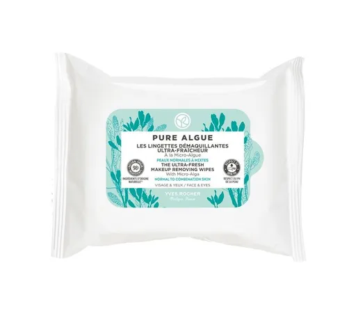 Yves Rocher Pure Algue Odličovací ubrousky 20 ks