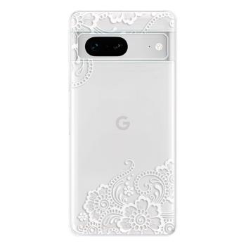 Odolné silikonové pouzdro iSaprio - White Lace 02 - Google Pixel 7 5G