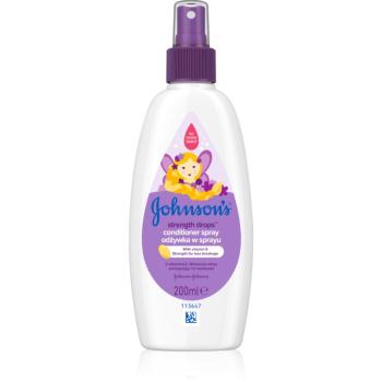 Johnson's® Strenght Drops posilující kondicionér pro děti ve spreji 200 ml