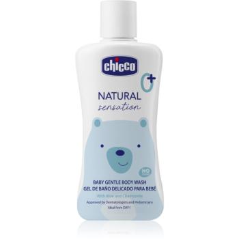 Chicco Natural Sensation Baby jemný mycí gel pro děti od narození 200 ml