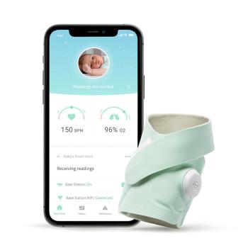 OWLET Ponožka chytrá Owlet Smart Sock 3 - světle zelená