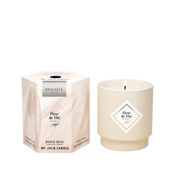 My Jolie Candle Vonná svíčka 36h s náramkem Silver Les Surprenantes Čajovníkový květ 320284