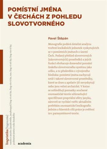 Pomístní jména v Čechách z pohledu slovotvorného - Pavel Štěpán