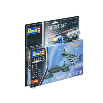 ModelSet letadla 63711 - Me262 & P-51B (1:72)