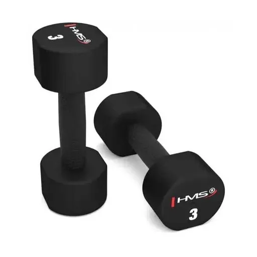 HMS HPT03 Jednoruční činky, černá, velikost