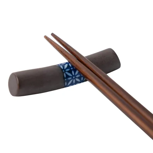 Oblázek na odložení hůlek HISHI CYLINDER, černá, keramika, MIJ