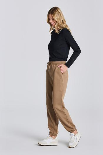 TEPLÁKY GANT REL ICON G ESSENTIAL PANTS MOLE BROWN