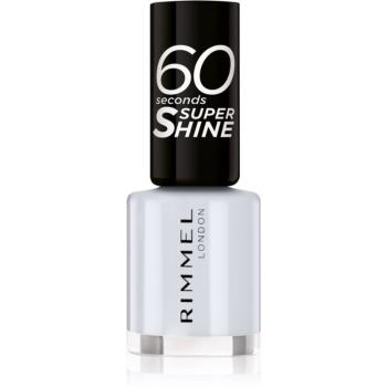 Rimmel 60 Seconds Super Shine lak na nechty odtieň 703 White Hot Love 8 ml