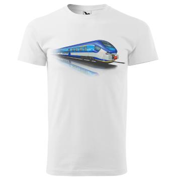 Tričko RegioShark (Veľkosť: 4XL, Typ: pre mužov, Farba tričká: Biela)