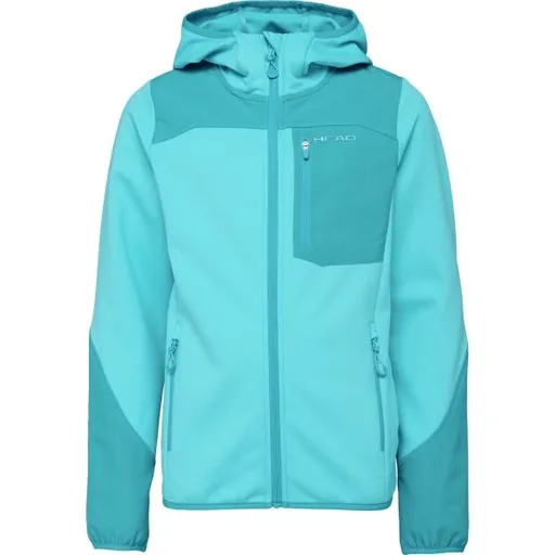 Head KARMEL Dětská technická mikina, tyrkysová, velikost 164-170