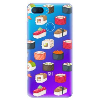 Odolné silikonové pouzdro iSaprio - Sushi Pattern - Xiaomi Mi 8 Lite