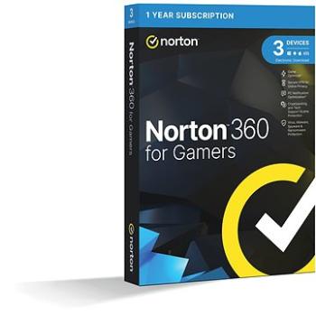 Norton 360 for gamers 50GB, VPN, 1 uživatel, 3 zařízení, 12 měsíců (elektronická licence) (21415812)