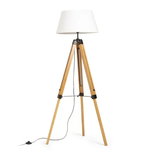 RED - DESIGN RENDL RENDL ALVIS/AMBITUS 46 stojanová lampa lampa bílá bambus/černá 230V E27 15W R14500