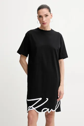 Bavlněné šaty Karl Lagerfeld