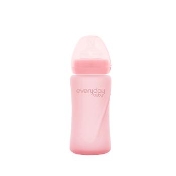 Everyday Baby skleněná láhev 240 ml, Rose Pink