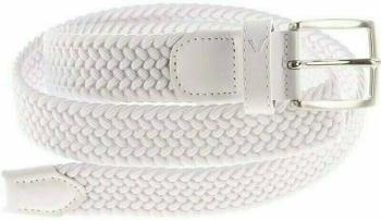 Alberto Basic Braided Mens White 110 cm Pásek