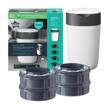 Tommee Tippee Twist&Click koš na pleny + 4 náhradní kazety