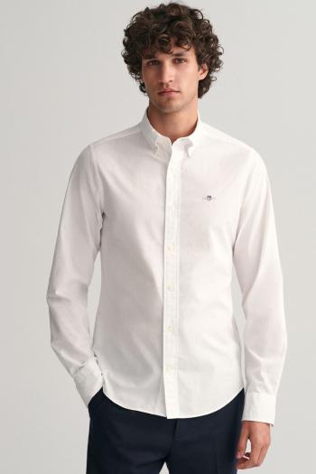 KOŠILE GANT SLIM POPLIN SHIRT WHITE